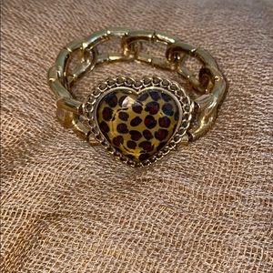 Animal Print Accent Bracelet
